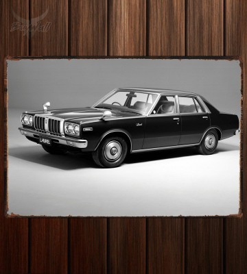 Металлическая табличка Nissan Laurel Sedan (C230)